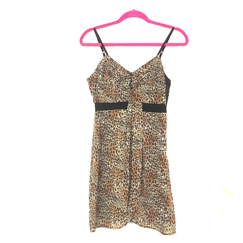 Leopard print dress